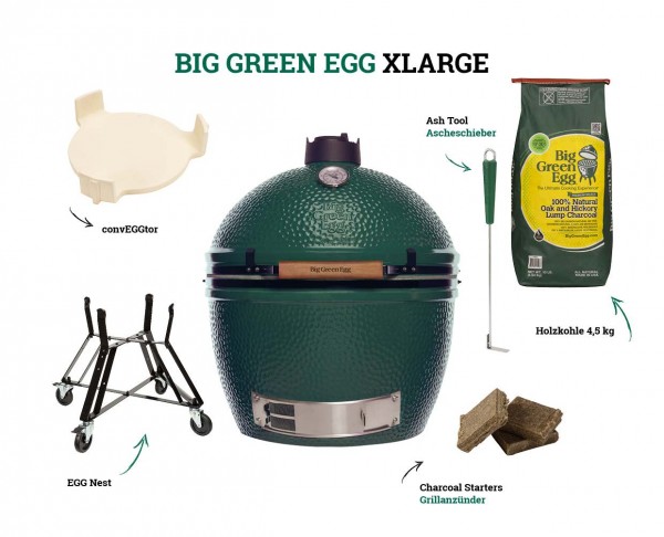 Big Green Egg - L Starter Set inkl Nest plus