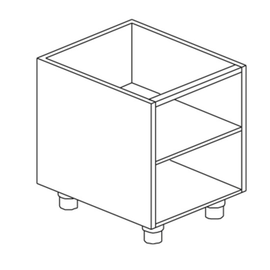 Schrank, offen, beidseitig bedienbar, 450x780 mm